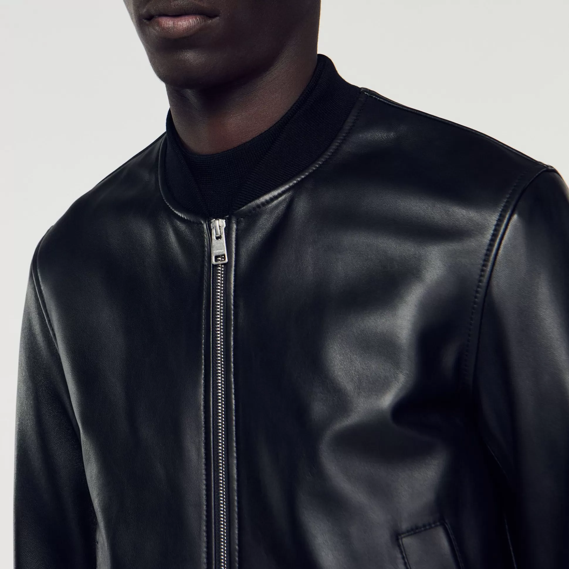 cazadora_de_cuero_2-1.webp Hombre Sandro Paris Pieles<Cazadora De Cuero